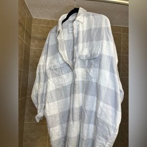American Eagle Pullover Flannel Shirt